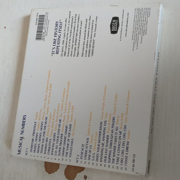•💿Momma Mia! The Musical CD - Picture 2 of 8